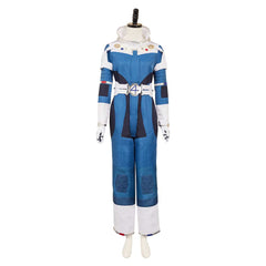 The Fantastic Four: First Steps (2025) Invisible Woman Sue Storm Blue Spacesuit Cosplay Costume