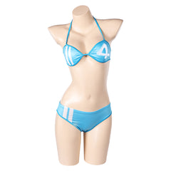 The Fantastic Four: First Steps (2025) Invisible Woman Susan Storm Bikinis Swimsuit Outfits Cosplay Costume