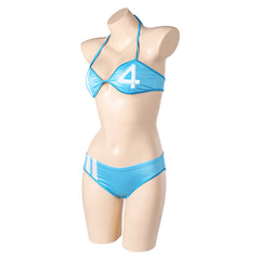 The Fantastic Four: First Steps (2025) Invisible Woman Susan Storm Bikinis Swimsuit Outfits Cosplay Costume