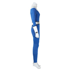 The Fantastic Four: First Steps (2025) Invisible Woman Susan Storm Blue Jumpsuit Outfits Cosplay Costume