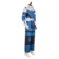 The Fantastic Four: First Steps (2025) Mr. Fantastic Blue Spacesuit Set Outfits Cosplay Costume