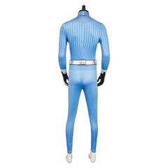 The Fantastic Four: First Steps (2025) Mr. Fantastic Blue Stripes Jumpsuit Cosplay Costume