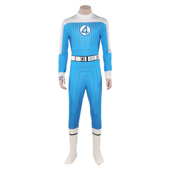 The Fantastic Four: First Steps (2025) The Thing Blue Uniform Outfits Cosplay Costume