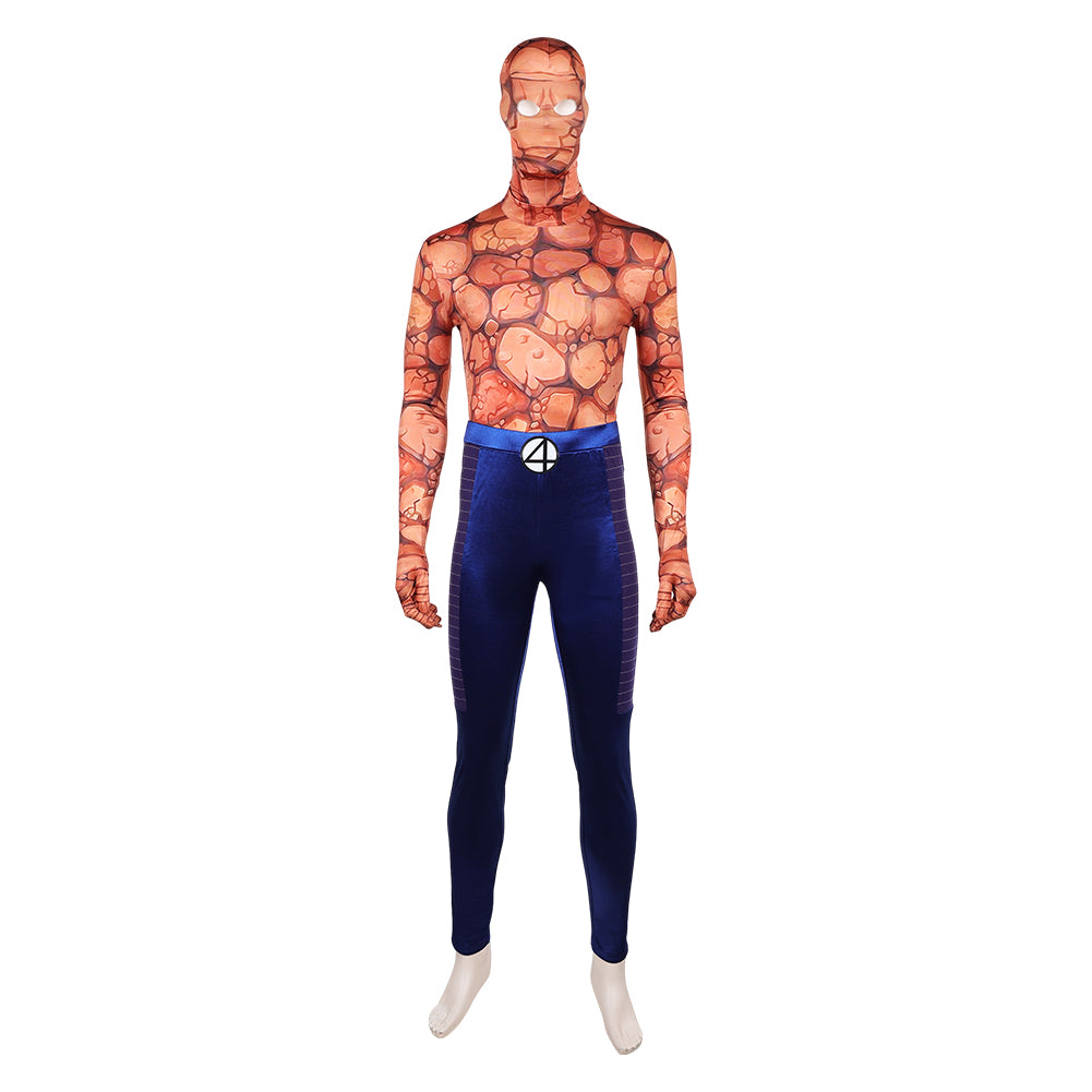 The Fantastic Four: First Steps (2025) The Thing Muscle Top Trousers Set Outfits Cosplay Costume