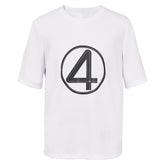 The Fantastic Four: First Steps (2025) The Thing White T Shirt Cosplay Costume