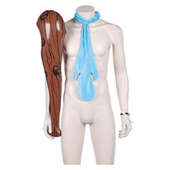 The Flintstones Fred Inflatable Caveman Stick Necktie Bracelet Cosplay Accessories Props
