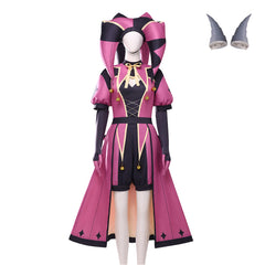The Freak Circus Columbina Pink Clown Outfits Cosplay Costume Halloween Suit