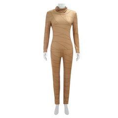 The Gaslight District Melancholy Hill Brown Jumpsuit Set Outfits Cosplay Costume