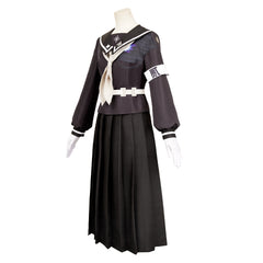 The Hundred Line: Last Defense Academy (2025) Sizuhara Hiruko Black Long Skirt Uniform Outfits Cosplay Costume