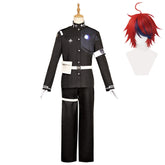 The Hundred Line: Last Defense Academy (2025) Sumino Takumi Black Uniform Outfits Cosplay Costume