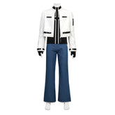 The King Of Fighters 2002 Kyo Kusanagi White Jacket Set Outfits Cosplay Costume