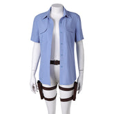 The Last Of Us Season 2 (2025) Ellie Blue Shirt Belt Outfits Cosplay Costume
