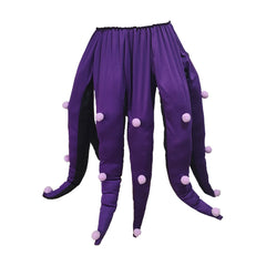 The Little Mermaid Ursula Purple Plush Octopus Limbs Skirt Cosplay Costume Halloween Carnival Suit