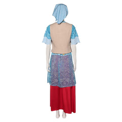 The Little Witch Little Witch Blue Yellow Red Skirt Set Outfits Cosplay Costume