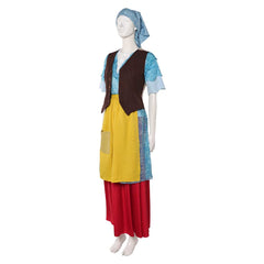 The Little Witch Little Witch Blue Yellow Red Skirt Set Outfits Cosplay Costume