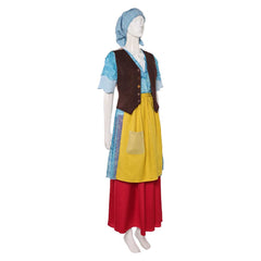 The Little Witch Little Witch Blue Yellow Red Skirt Set Outfits Cosplay Costume