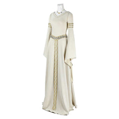 The Lord Of The Rings Éowyn White Dress Set Outfits Cosplay Costume