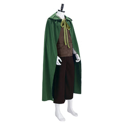The Lord Of The Rings Frodo Baggins Green Cloak Brown Set Outfits Cosplay Costume