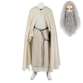 The Lord Of The Rings Gandalf Deluxe White Wizards Set Outfits Cosplay Costume
