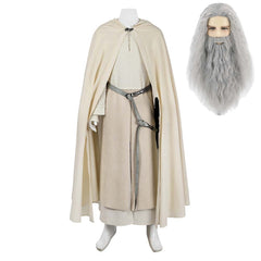 The Lord Of The Rings Gandalf Deluxe White Wizards Set Outfits Cosplay Costume
