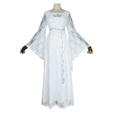 The Lord of The Rings Season 2 (2024) Galadriel White Dress Outfits Cosplay Costume