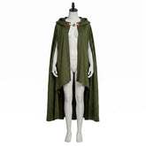 The Lord Of The Rings The Hobbit Green Hooded Cloak Outfits Cosplay Costume