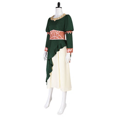 The Lord Of The Rings: The War Of The Rohirrim Hera Green Dress Outfits Cosplay Costume