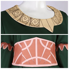 The Lord Of The Rings: The War Of The Rohirrim Hera Green Dress Outfits Cosplay Costume
