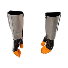 The Mando Din Djarin Silver Gloves Wrist Guards Cosplay Accessories Props