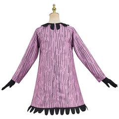 The Nightmare Before Christmas Shock Purple Dress Hat Outfits Set Cosplay Halloween Costume