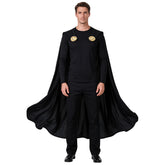 The Odyssey (2026) Agamemnon Black Cape Cloak Cosplay Costume Halloween Suit