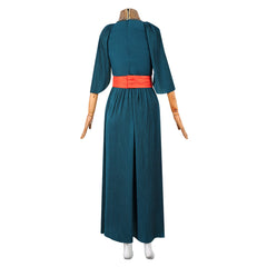 The Odyssey (2026) Penelope Cyan Dress Set Outfits Cosplay Costume