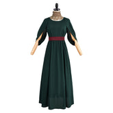 The Odyssey (2026) Penelope Green Dress Set Outfits Medieval Cosplay Costume