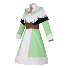 The Ribbon Hero (2026) Pine Green Dress Set Outfits Cosplay Costume