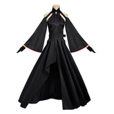 The Ribbon Hero (2026) Velvet Black Dress Set Outfits Cosplay Costume