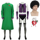 The Rocky Horror Picture Show Dr. Frank-N-Furter Green Lab Full Set Cosplay Costume