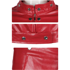 The Seven Deadly Sins Ban Red Leather Set Outfits Cosplay Costume