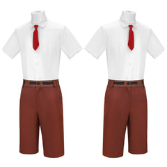 The SpongeBob Movie (2025) SpongeBob Shirt Pants Tie Set Outfits Cosplay Costume