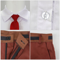 The SpongeBob Movie (2025) SpongeBob Shirt Pants Tie Set Outfits Cosplay Costume