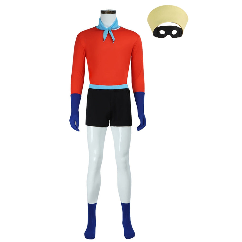 The SpongeBob Movie (2026) Barnacle Boy Red Set Outfits Cosplay Costume