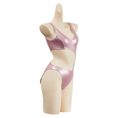 The Substance (2024) Sue Pink Jumpsuit Outfits Cosplay Costume Halloween Carnival Suit