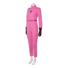 The Super Mario Galaxy Movie (2026) Princess Peach Pink Jumpsuit Set Outfits Cosplay Costume