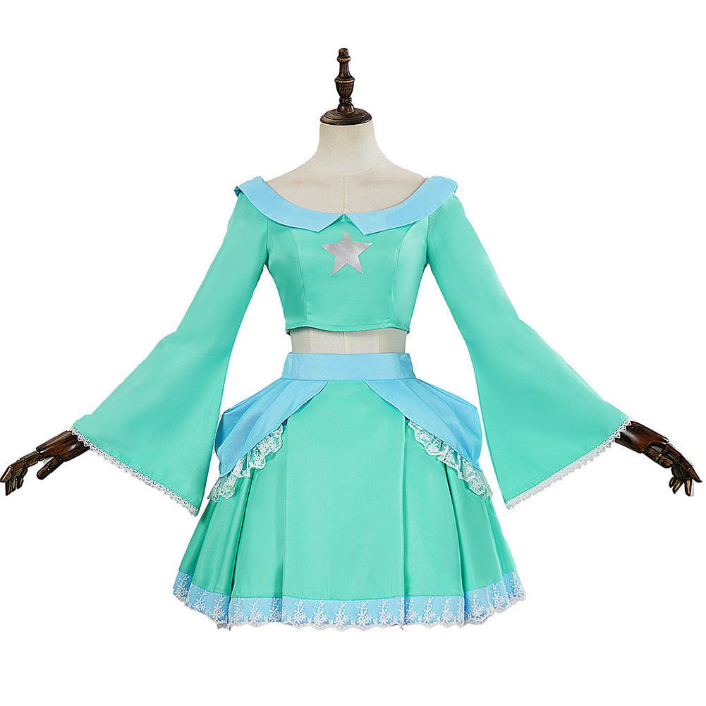 The Super Mario Galaxy Movie (2026) Princess Rosalina Blue Skirt Set Outfits Cosplay Costume