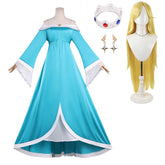 The Super Mario Galaxy Movie (2026) Rosalina Blue Dress Accessories Outfits Cosplay Costume