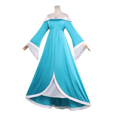 The Super Mario Galaxy Movie (2026) Rosalina Blue Dress Accessories Outfits Cosplay Costume