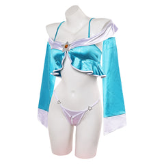 The Super Mario Galaxy Movie (2026) Rosalina Blue Sexy Lingerie Women Outfits Cosplay Costume
