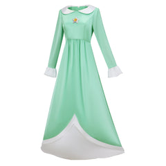 The Super Mario Galaxy Movie (2026) Rosalina Green Dress Outfits Cosplay Costume