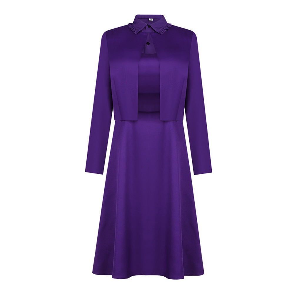 The Testaments (2026) Agnes Purple Top Skirt Set Outfits Cosplay Costume