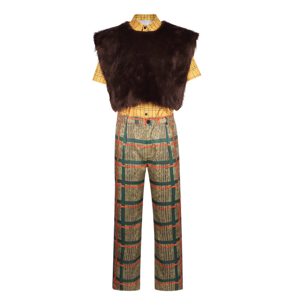 The Twits (2025) Mr. Twit Yellow Shirt Trousers Set Outfits Cosplay Costume