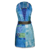 The Twits (2025) Mrs. Twit Blue Green Dress Outfits Cosplay Costume